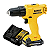 PARAFUSADEIRA/FURADEIRA 3/8 12V 1BAT C/CAR ION BIVOLT - DEW - Imagem 1