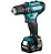 PARAFUSADEIRA/FURADEIRA 3/8 12V 2BAT (C/ CAR C/ MAL) - MAKIT - Imagem 2