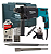 MARTELETE SDS PLUS 26MM C/ KIT PERFUR/ROMP 2KG 800W 2.7J MAK - Imagem 1