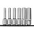 JOGO DE SOQUETE TORK LONGO FEMEA 3/8 E4-E14 C/6PCS  R5120810 - Imagem 1