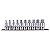 SOQUETE 1/2 - TIPO HEX 5-17MM REF.R62558010 10PCS (JG) - Imagem 1