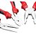JOGO DE ALICATES COM 3 PECAS R28001004 6.1/2-8 GEDORE RED - Imagem 2