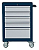 CARRINHO DE FERRAMENTAS 5 GAVETAS 600MM - RIOSULTOOLS - Imagem 1