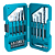 BROCAS/BITS C/ MALETA (KIT) 17PCS - MAKITA - Imagem 1