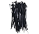 ABRACADEIRA NYLON PRETA 150X2,5 (C/ 100) - Imagem 1