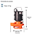 BOMBA SUBMERSIVEL TSB-220 2,0 CV TRIF 220V THEBE - Imagem 2