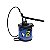 BOMBA MANUAL P/ GRAXA C/ RECIP. 7KG 8522-G3 - BOZZA - Imagem 1