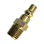 PINO DE ENGATE RAPIDO NPT 1/4 MACHO ACO LUBEFER - Imagem 1