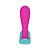 Heaven Collors Vibrador Clitoriano E Vaginal Com Controle Remoto Sem Fio Rosa E Azul - Imagem 2