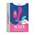 Heaven Collors Vibrador Clitoriano E Vaginal Com Controle Remoto Sem Fio Rosa E Azul - Imagem 4