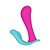 Heaven Collors Vibrador Clitoriano E Vaginal Com Controle Remoto Sem Fio Rosa E Azul - Imagem 8