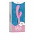 Oasis Vibrador Clitoriano E Vaginal, Recarregável Rosa Com Azul Metálico - Imagem 3
