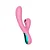 Oasis Vibrador Clitoriano E Vaginal, Recarregável Rosa Com Azul Metálico - Imagem 4