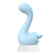 My Dino Licker Vibrador 2 Em 1 Com Língua Estimuladora E Parte Penetrável Azul - Imagem 2