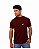 Camiseta Masculina Menegotti Suedine Bordô Wine Divine - Imagem 1