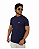 Camiseta Masculina Básica Menegotti Azul Tinteiro - Imagem 1