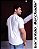 Camiseta Masculina Básica Menegotti Branca - Imagem 3