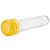 Tubete Grande 12cm com Tampa Amarelo - 10 Un - Imagem 1