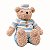 Teddy Urso M Lt Azul 20 cm - UNITÁRIO - Imagem 1