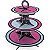 Suporte para Cupcake Rock Girls - Imagem 1