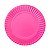 Prato Descartável Cartonado Pequeno 15cm Pink - 10 Un - Imagem 1