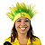 Peruca Arrepiado com Faixa - Verde e Amarelo - Imagem 3