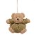Urso Redondo Roupa Poá Verde Claro e Branco (Patchwork Color) - Imagem 2