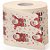 Papel Higienico Papai Noel Vermelho e Branco com 20 Metros - 1 Un - Imagem 2
