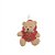 Urso Moletom Vermelho 5 cm (Patchwork Vermelho) - 6 Un - Imagem 1