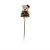 Pick Ursa com Vestido Listrado (Patchwork Color) - 6 Un - Imagem 1
