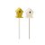 Pick Mini Casa Pássaro Amarelo (Complementos) 32cm - 4 Un - Imagem 3