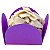 Forminha Para Doces Quadrada nº7 Liso Roxo - 50 Un - Imagem 2