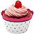 Forma para Cupcake ULTRAFEST Pink Dupla Face 12 Un - Imagem 2