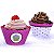 Forma para Cupcake ULTRAFEST Pink Dupla Face 12 Un - Imagem 1