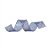 Fita Tela Azul Escuro 6,3 cm x 9,14 mts (Fitas Natalinas) - 3 Un - Imagem 1