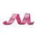 Fita Glitter Rosa 6,3 cm x 9,14 mts (Fitas Natalinas) - 3 Un - Imagem 1