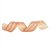 Fita Listras Marfim 6,3 cm x 9,14 mts (Fitas Natalinas) - 3 Un - Imagem 1