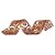 Fita Arabesco Ouro e Marfim 6,3 cm x 9,14 mts (Fitas Natalinas) - 3 Un - Imagem 1