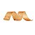 Fita Natalina Marrom c/ 3 unids 6,3 cm - Imagem 1