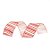 Fita Listras Glitter Branco e Vermelho 6,3 cm x 9,14 mts - Imagem 4