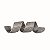 Fita Natalina Listras Glitter Prata c/ 3 unids 6,3 cm - Imagem 1
