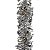Festão Metalóide Prata 11 cm x 200 cm - 1 Un - Imagem 1