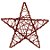 Estrela Rattan Vermelho 20cm - Imagem 4
