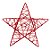 Estrela Rattan Vermelho 30cm - 1 Un - Imagem 1