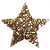 Estrela Rattan Ouro 40cm (Rattan) - 3 Un - Imagem 2