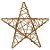 Estrela Rattan Ouro 20cm - Imagem 2