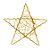 Estrela Rattan Ouro 25cm - 1 Un - Imagem 1
