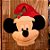 Natal Disney - Mickey Enfeite de Maçãneta Vermelho e Preto - 1 Un - Imagem 3