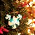 Natal Disney - Bola Mickey Azul e Branco 8cm - 2 Un - Imagem 3