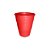 Copo Plástico Happy Line 210ml Vermelho - 10 Un - Imagem 2